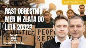 rast obrestnih mer in zlata do 2032